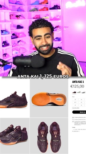 Rookicks News on Instagram: "VOUS AVEZ DÉJÀ TESTÉ LES PAIRES ANTA ? 👀 ANTA débarque officiellement en Europe avec le site eu.anta.com ! Les Anta Kai 1 et Kai 2 sont enfin dispo chez nous, avec du stock, et surtout à 125€ au lieu des 160€ habituels. 🙏 Vous pensez craquer ? #rookicks #basketball #anta #antakai #hoops #sneakers"