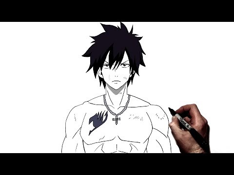 How to Draw Gray Fullbuster | Step By Step | Fairy Tail