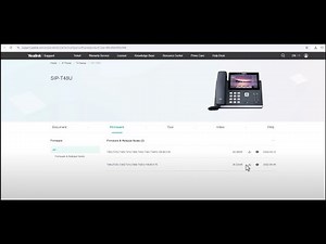 How to update firmware for Yealink T48U | DVCOM Technical Lab