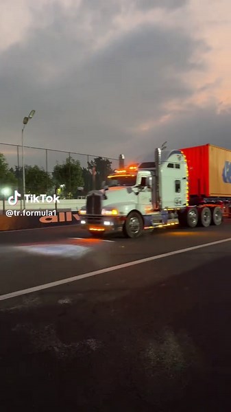 Trucks Supporting Formula 1 Operations in Mexico