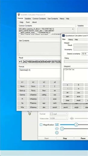 Gamma functions and Integral Calculator Level 1