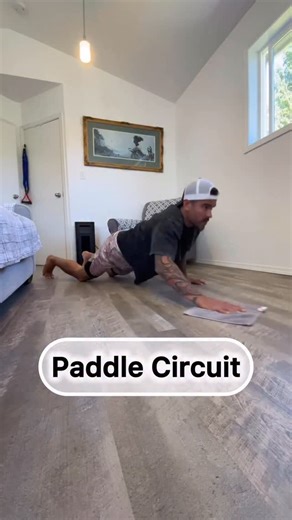 Kiel Russ on Instagram: "Easy At-Home Paddle Training✅ Try this. Tell your wife you just cleaned the floors. Then tell here you’re going surfing. Get 2 birds stoned at once 🤙🏽 #surfing #surf #surftips #bettereverysession #reels"
