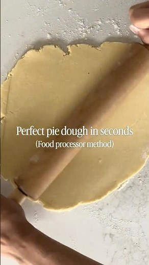 Make shortcrust pastry IN SECONDS! (foolproof food processor method)