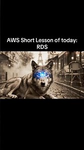 RDS: Relational Database Service Cloud-managed DBs: MySQL, Oracle, Aurora #aws #ai #cloud #wolf #fyp