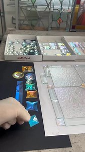 337 reactions · 52 shares | Make a Staiend glass panel door. Multi colore stone work. #glasscraft #art #staiendglass #homedecor | glass craft | Facebook