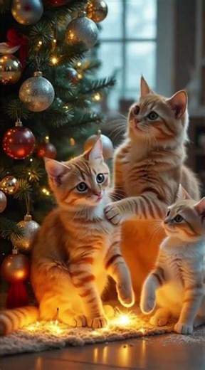 Cutest Kitten Christmas Moments Ever!