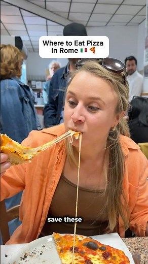 Avoid the tourist traps, this is where to eat pizza in Rome 🇮🇹🍕