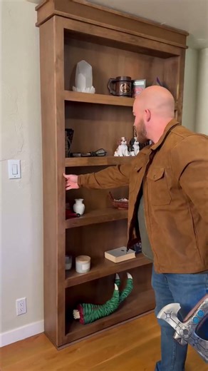 A sliding bookcase door or even a bookshelf door can be the entrance to your hidden room experience.