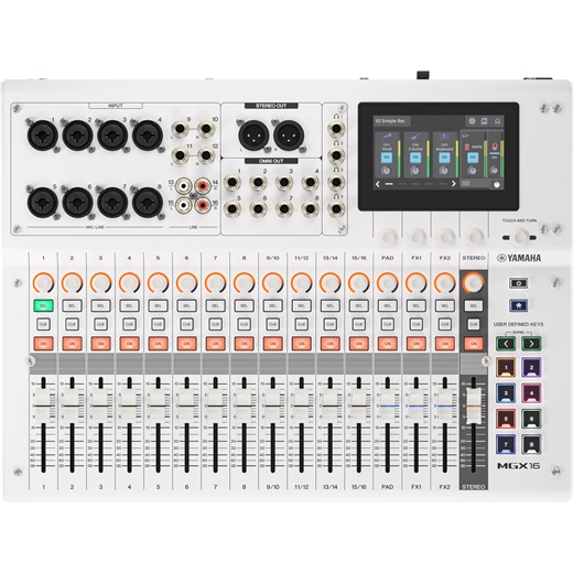 Yamaha MGX16 Digital Mixer - White