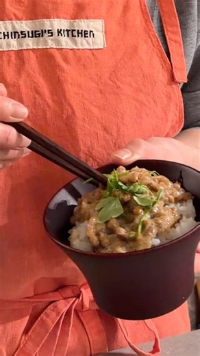 納豆と玉ねぎのチャンアチ混ぜたら最高過ぎた！#ミン家のキムチ #natto #낫또