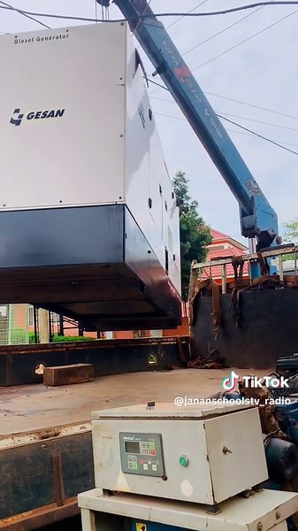 New Automatic Industrial Generator Installation