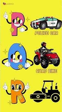 A to Z Vehicles 🚜🚁 ABC Song for Toddlers | Fun Alphabet & Phonics Learning #abcd #kids