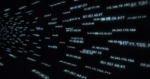 Download Ip address computer running on a wall for free