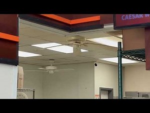 52” Lasko House Beautiful Ceiling Fan & 52” Harbor Breeze Cypress Point Ceiling Fan At Little Caesar