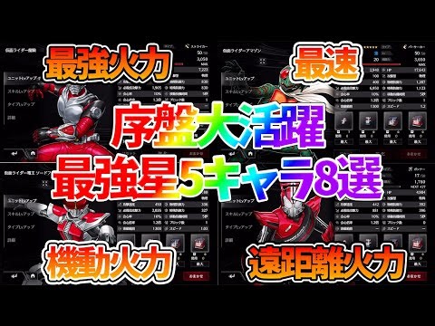 [RaiD] [Early Game Performance/8 Strongest 5-Star Characters] If you can get them by rerolling, y...