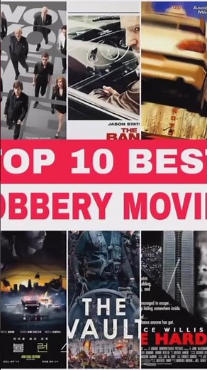 TOP 10 Heist and Bank Robbery Movies | Best Robbery Movies in Hollywood