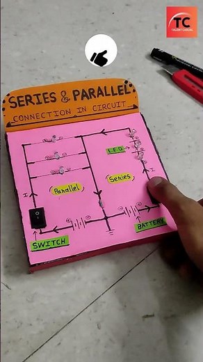 Series & Parallel connection Working Model #diy #shortsyt #project #physics #creative