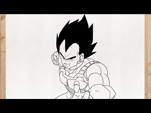 Comment Dessiner VEGETA 🐉 | Dragon Ball Z | Prince des Saiyans | Tutoriel Dessin | Primo Dessins
