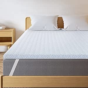 Maxzzz 2 Inch Mattress Topper Full - Cool Gel Memory Foam Mattress Topper Extra Firm Bed Topper with Cover, Hard Mattress Topper for Back Relax, CertiPUR-US Certified