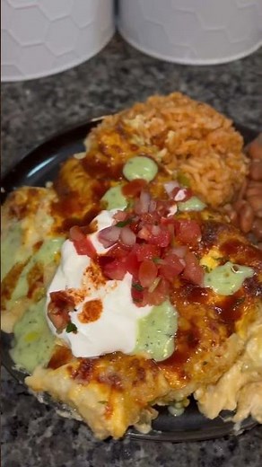 Green Chile Chicken Enchiladas| So Delicious| #cooking #recipe