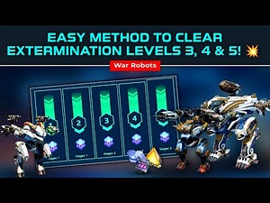 30 Oct 2025 | EASY METHOD to Clear Extermination Mode Levels 3, 4 & 5 💥 War Robots Hunting Grounds