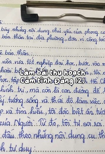 Gợi ý trả lời bài thu hoạch lớp Cảm tình Đảng
