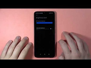 Redmi 13C: Change Display Brightness