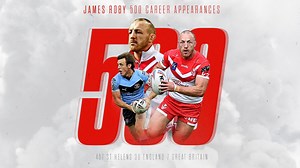 12K views · 509 reactions | James Roby ퟝퟘퟘ and counting! 457  36 gbeng 7  1 퓛퓮퓰퓮퓷퓭 | St.Helens RLFC | Facebook