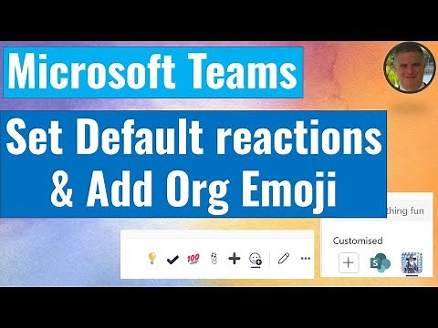 Microsoft Teams: Custom emojis and reactions