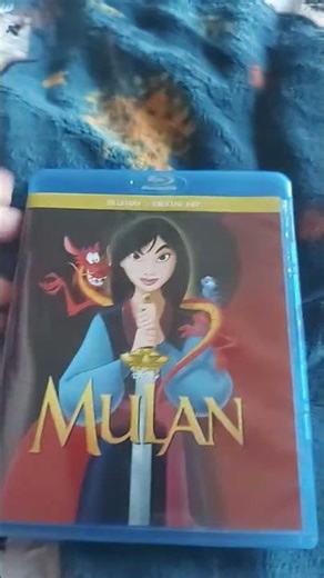 Mulan 1998 Blu-ray Unboxing