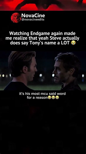 Rewatching Endgame And Realizing Steve Says "Tony" A Ridiculous Amount Of Times 😭