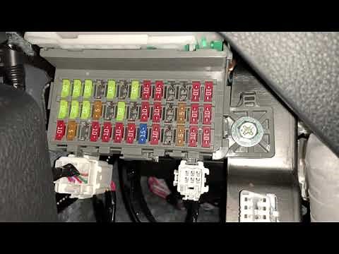 FUSE LOCATION ON HONDA CIVIC 2016-21 RADIO ACC CIGARETTE 12V CHARGER 2017 2018 2019 2020 2021 2016
