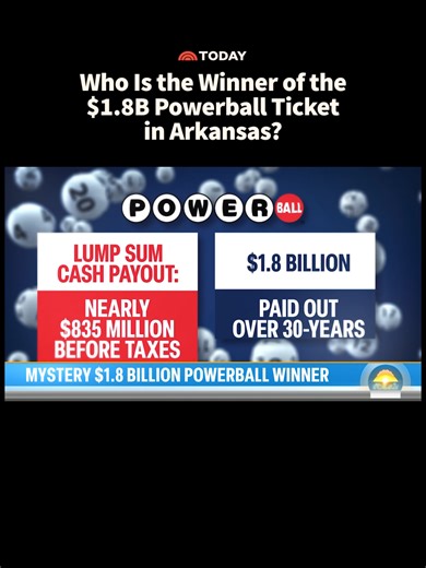 Powerball Jackpot Ticket Worth $1.8 Billion Sold in Arkansas