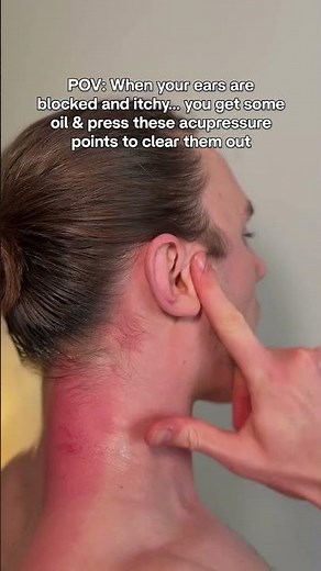 Save this routine for when your ears feel blocked 👂🏼 Relieve pressure and congestion naturally