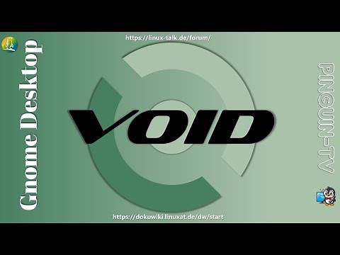 Void Linux basis Installation mit Gnome-Desktop