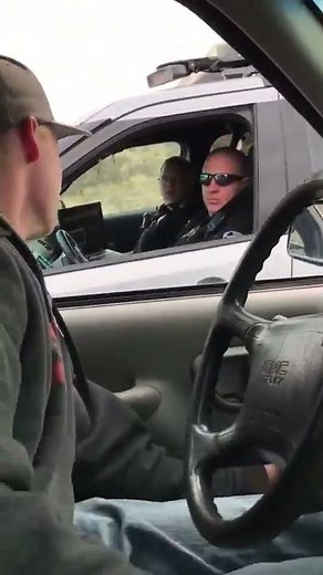 Cops trespassing on private road