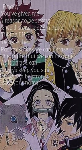 Kamado Tanjiro no Uta english lyrics/intro to the show