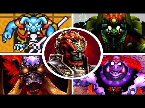 Evolution of Ganon Battles in Zelda Games (1986-2017)