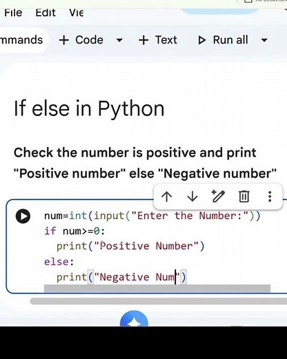 Python If-Else Program | Check Positive or Negative Number | Python for Beginners