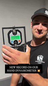 5.9K views · 113 reactions | His face says it all  NEW RECORD ON OUR HAND DYNAMOMETER  @mmarcus_00 improves his score and sets a new record  Who can beat him?  | GoldenGrip | Facebook