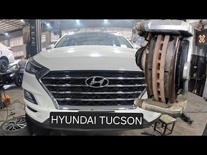 front brake pads replacement ... hyundai tucson 2015-2020