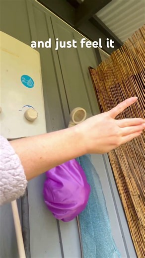 How to use our outdoor shower