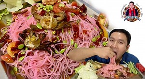 164K views · 10K reactions | ตำซั่วขนมจีนปูดองถาดใหญ่!!...