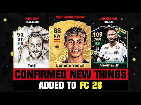FIFA 26 | ALL NEW THINGS CONFIRMED IN EA FC 26! ✅🔥
