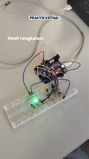 arduino uno push button dan led
