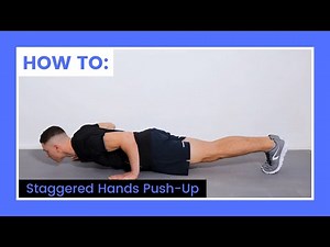 How To | Staggered Hands Push-Up Exercise | Zesty Health and Fitness