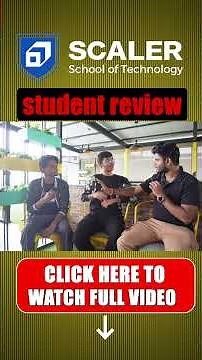 Scaler School Of Technology Review by Student | Pros & Cons | Experience | Fees | Academics etc.