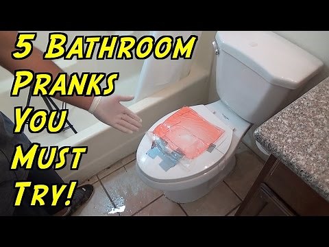 5 Bathroom Pranks You Can Do At Home - HOW TO PRANK (Evil Booby Traps) | Nextraker