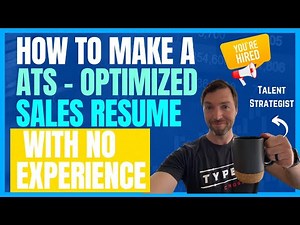 How to Make a Sales Resume with No Experience