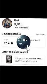 Thanks for 3000 Subscribes | 3k Celebration | #3k #shorts #minecraft REAL